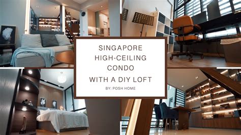 High Ceiling Condo With Diy Loft Tour Singapore Interior Design Home