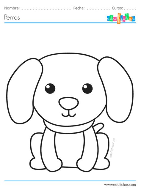 Dibujos De Perros Para Colorear Descargar Pdf Gratis Un Perro