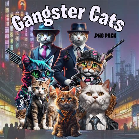 Gangster Cats Design Bundle Kate Shelby