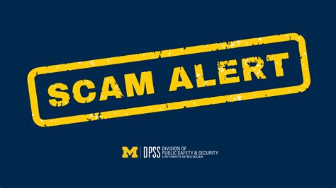 Scam Alert News Division Of Public Safety And Security