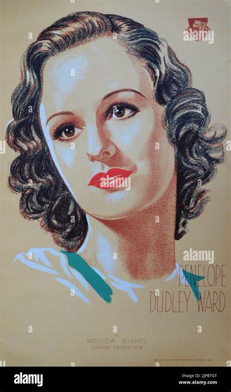 Promotional Artwork Portrait Of Penelope Dudley Ward From General Film Distributors Ltd