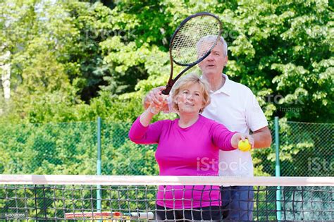 Active Senior Tennis Players Stock Photo Download Image Now 60 69