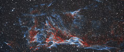 Download Wallpaper 2560x1080 Nebula Colorful Space Stars Universe