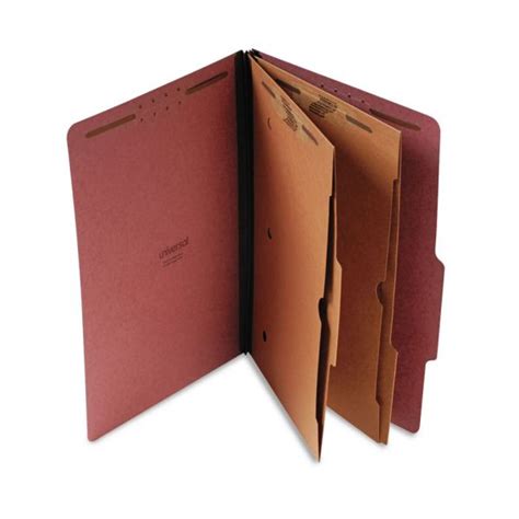 Universal Six Section Classification Folder With Pockets 2 Expansion