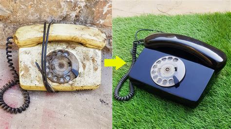 Restoration Of Vintage Rotary Dial Landline Phone Youtube
