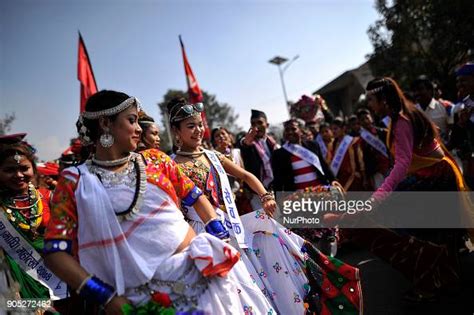 nepalese tharu community woman dance in a traditional attire during news photo getty images