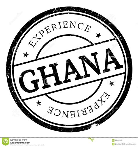 Ghana Stamp Rubber Grunge Stock Vector Illustration Of Customs 83110523