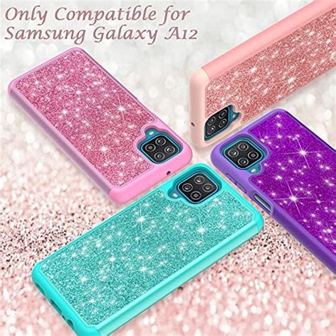 Glitter Case For Samsung Galaxy A12 65 Inch Cute Sparkle Protective