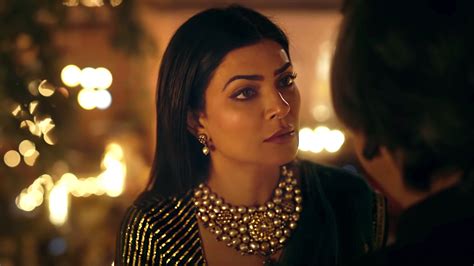 sushmita sen s gold and green sari from disney hotstar s aarya is ideal for an engagement