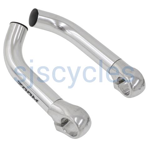 Zoom Alloy Ski Bar Ends Silver