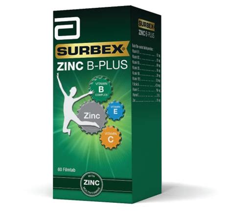 Surbex Zinc B Plus 60s Pharmed Import And Export Pte Ltd