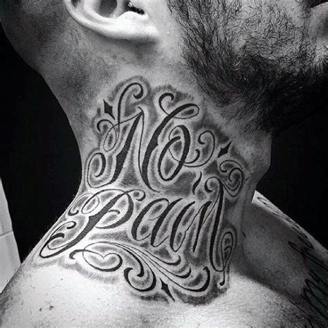 Blessed Gangster Neck Tattoos For Men Best Tattoo Ideas
