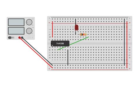 Circuit Design And Gate Circuit Tinkercad