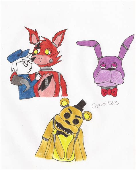 Fnaf Doodles By Syani123 On Deviantart