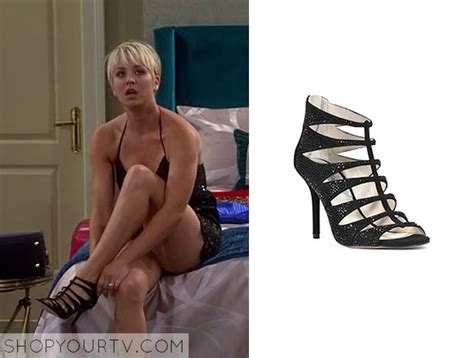 The Big Bang Theory Season 8 Episode 5 Pennys Black Strapped Sandals