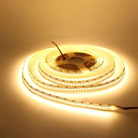 SMD 2835 240 Leds M Led Light Strip IP20 Non Waterproof 12mm White Warm