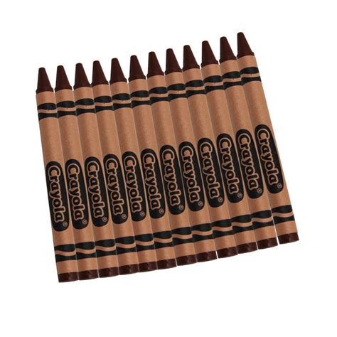 Crayola® Bulk Brown Crayons 12 Count Bin520836007 Supplyme