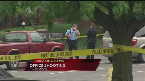 Police Husband Shot Estranged Wife Self At Office Building