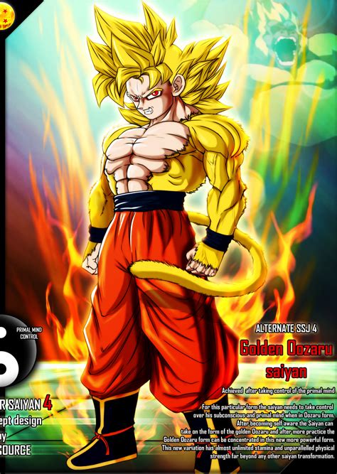 The unique characteristics of the form makes it separate from the. Image - Golden Oozaru Saiyan Goku.png | Ultra Dragon Ball ...