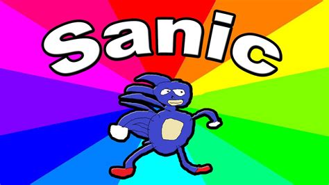 What Is Sanic Gotta Go Fast The Creation And Origin Of The Sonic Meme