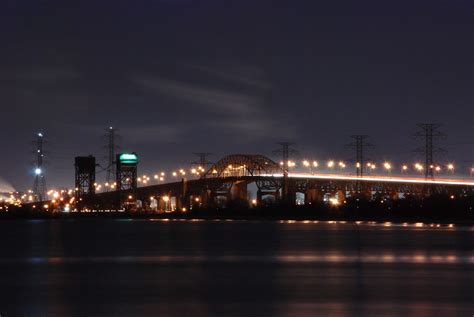 Burlington Skyway Bridge At Night Burlington Skyway Bridge Flickr