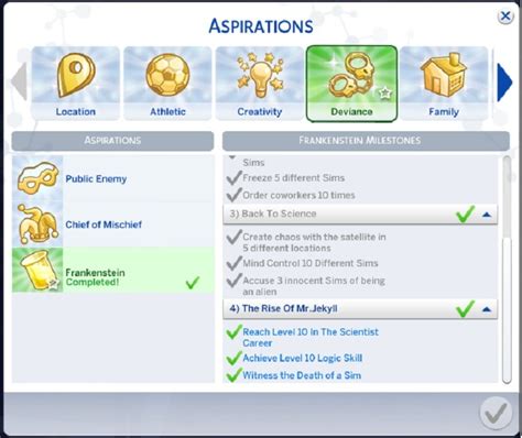 Sims 4 Aspirations And Reward Traits Guide 2023
