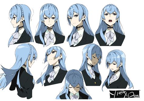 Kurokite Kiznaiver Character Head Profile Anime