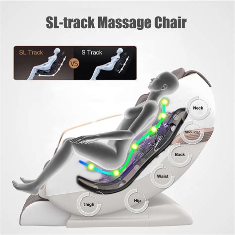 Real Relax 2021 Massage Chair Zero Gravity Sl Track Massage Chair Full Body Shiatsu Massage