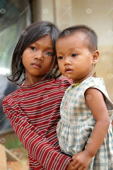 Poor And Hungry Children Editorial Stock Image Image Of Cambodian