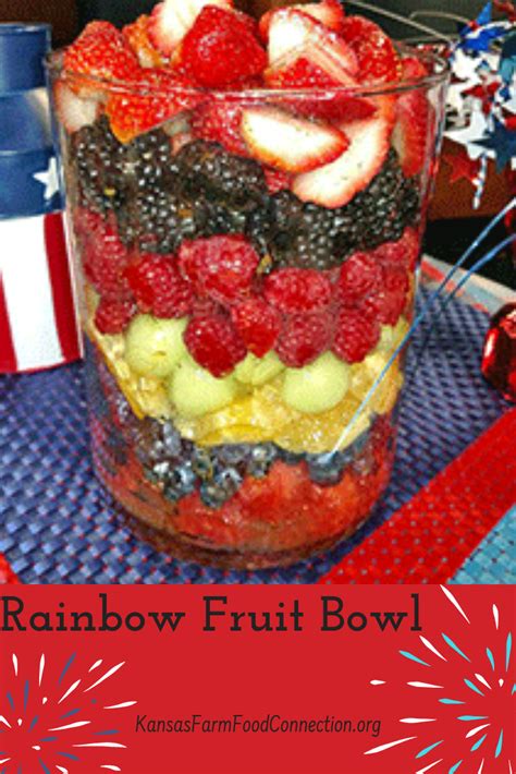 Rainbow Fruit Bowl With Lemon Honey Dressing Rainbow Fruit Fruit