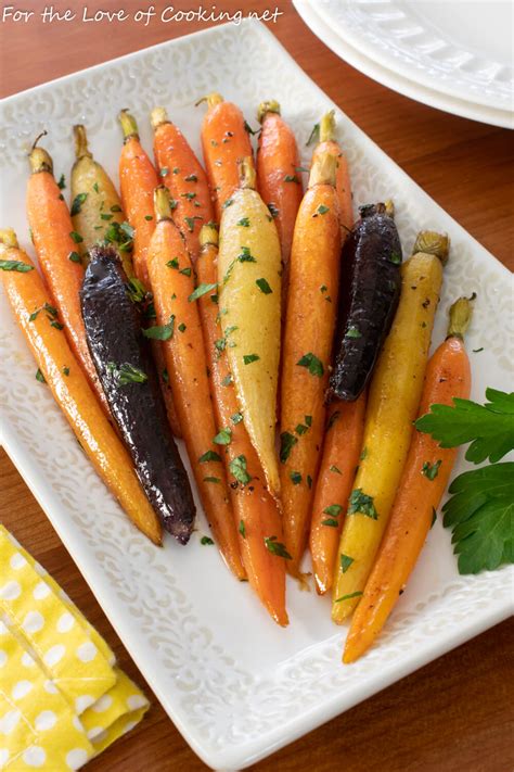 Brown Butter Maple Glazed Heirloom Carrots For The Love Of Cooking