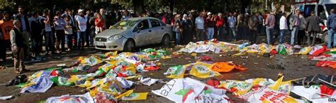 Ankara Explosions Leave Almost 100 Dead Officials Bbc News