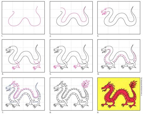 It was such a blast drawing this wit. How to Draw a Chinese Dragon · Art Projects for Kids