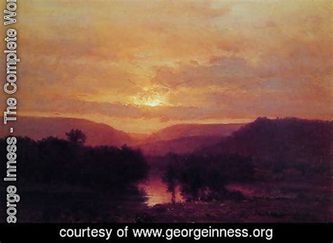 George Inness The Complete Works Sunset Iii
