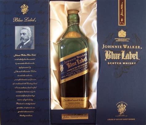 Johnnie walker mini liquor bottle (blue label scotch whisky miniature alcohol bottle). Johnnie Walker Blue Label Graphics Code Photo Picture ...