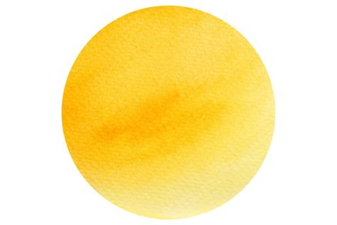Premium Photo Circle Of Orange And Yellow Watercolor