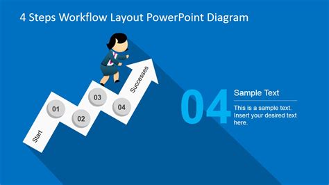 4 Steps Workflow Layout Powerpoint Diagram 澳洲幸运5·中国官方网站 澳洲幸运5·中国