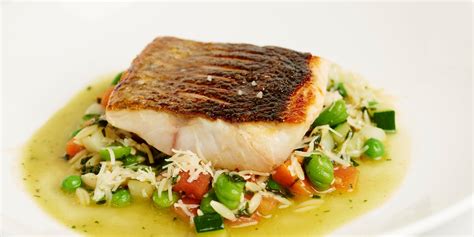 Sea Bass Au Pistou Recipe Great British Chefs