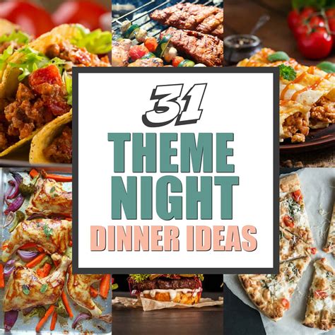 I've collected and listed only the most popular and tried christmas dinner ideas, and i am more than happy to share them with you in the spirit of the holiday. 31 Dinner Theme Night Ideas - Clean Eating with kids