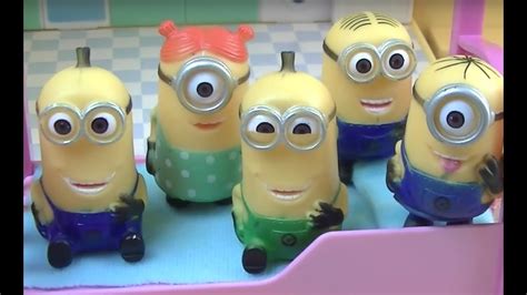 5 Five Little Minions Jumping On The Bed Nursery Rhyme Minions Kids