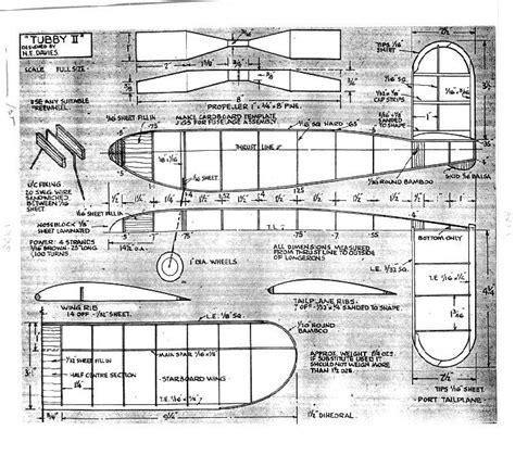 Aeromodeller Plan Jan 1944 Ama Academy Of Model Aeronautics