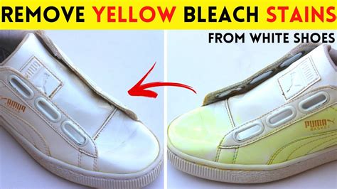 Remove Yellow Bleach Stains From White Shoes Using Baking Soda