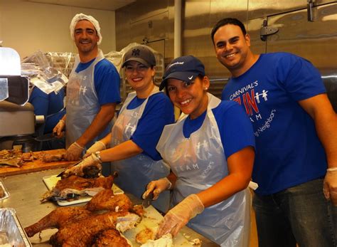 Share this article in your social network. Carnival Cruise Lines' F.U.N. Team Served Meals to...