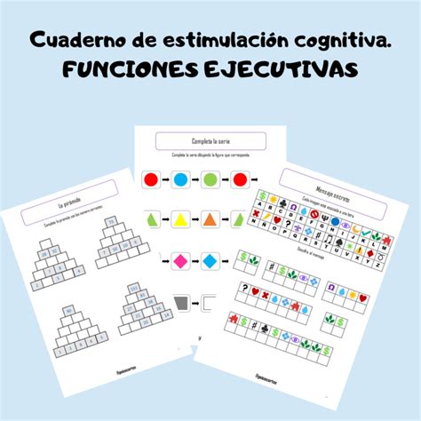 Cuaderno De Estimulaci N Cognitiva Funciones Ejecutivas Aula En Juego