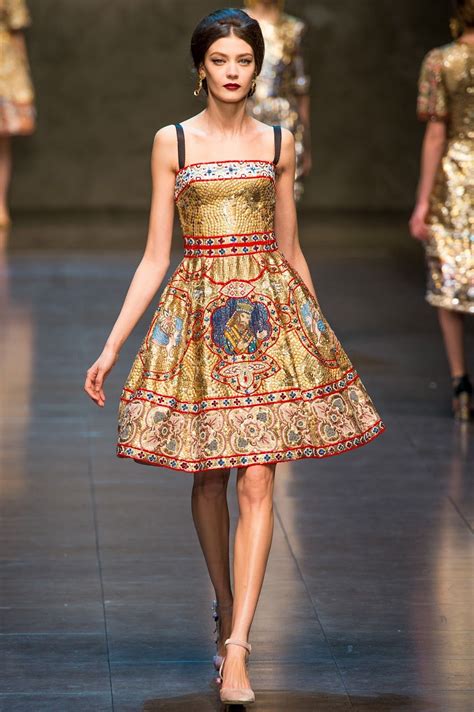 Dolce Gabbana Fall Winter Collection Milan Fashion Week Fab
