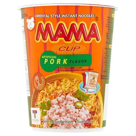 Mama Pork Flavored Instant Noodle Cup 2 47 Oz