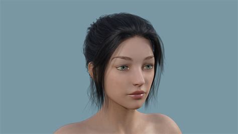 realistische weibliche figur 18 3d modell turbosquid 1826305