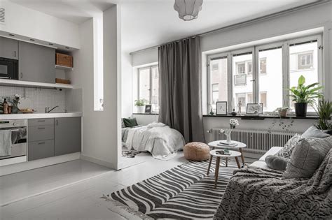 Dreamy Studio Apartment In Grey Shades Daily Dream Decor