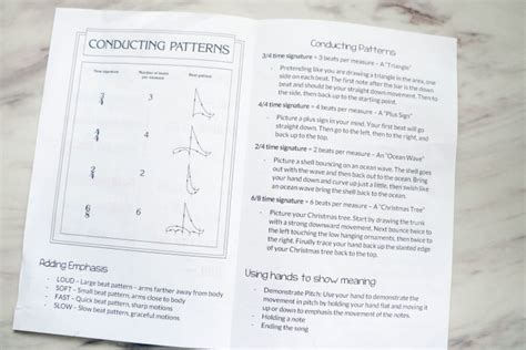 How To Conduct Music Conducting Patterns Primary Singing