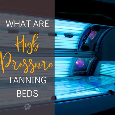 High Pressure Tanning Bed Before And After